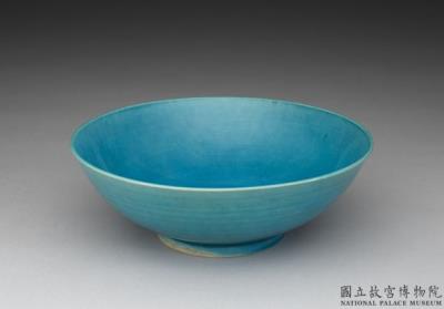 图片[2]-Bowl with turquoise glaze, Ming dynasty (1368-1644)-China Archive